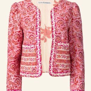 Alix of Bohemia Hudson Hydrangea Jacket NWT Size L PINK